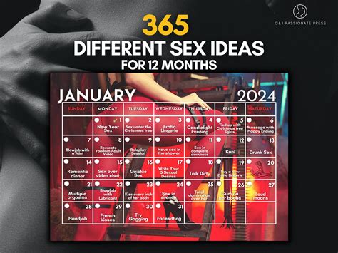 Adult Sex Calendar 20232024 Printable Calendar With 365 Different Sex