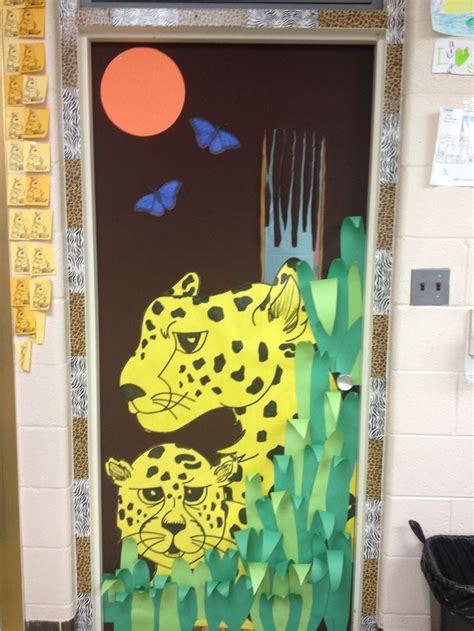 Classroom Door Vbs Themes Vbs Crafts Jungle Crafts