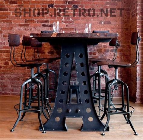 Products Interior Design Vintage Industrial Dining Table