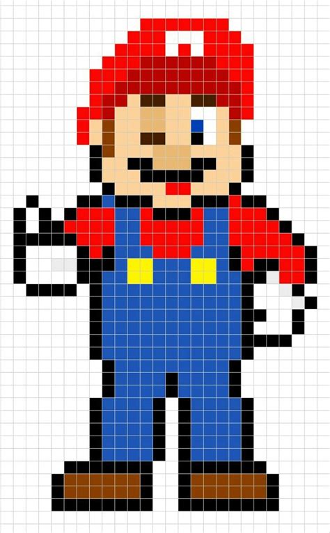 Super Mario Bros Pixel Art