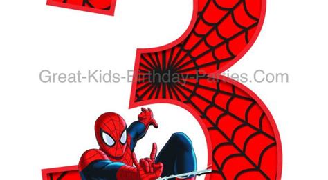 Spider birthday number 7 centerpiece spiderman birthday | etsy. SPIDERMAN PRINTABLE NUMBER Centerpiece by ...