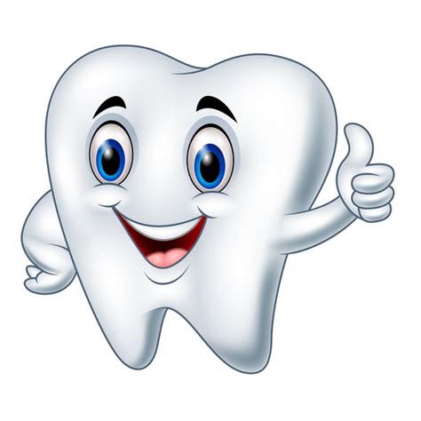 Funny Cartoon Tooth Vector Illustration 02 Free Download