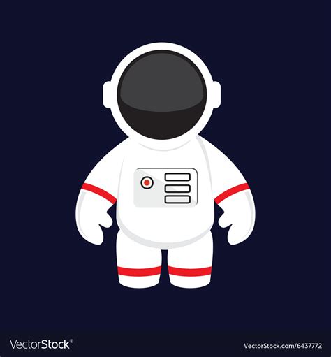 Astronaut In Space Royalty Free Vector Image VectorStock