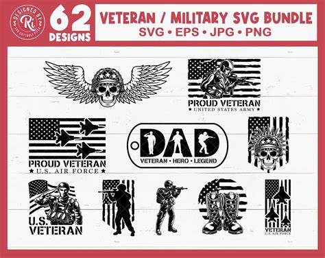 Veteran Svg Bundle Military Svg Bundle Patriotic Svg Etsy