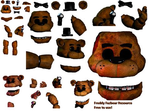 Fnaf1 Freddy Fazbear Resource By Tonichedgefox On Deviantart