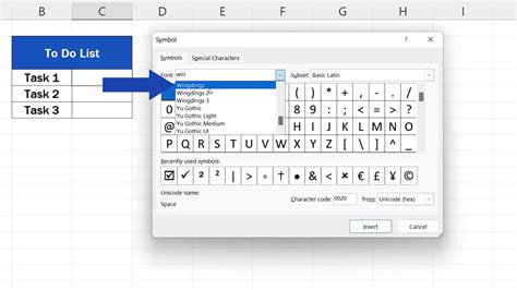 How To Insert A Check Mark In Excel