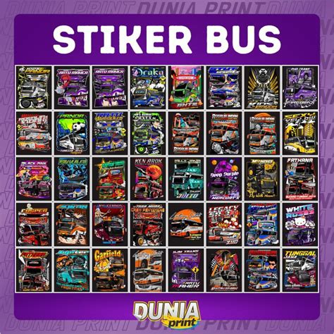 Jual Free Sticker Cetak Paket Sticker Busmania Shopee Indonesia