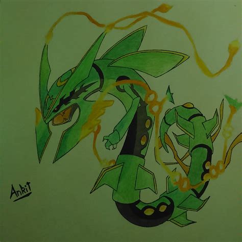 How To Draw Mega Rayquaza