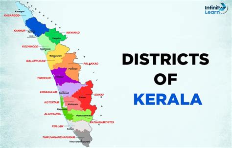 Map Of Kerala State Districts Information And Facts