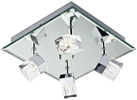 Whether providing soft ambient illumination for relaxing in the bath, or focused lighting over the sink for shaving and makeup, we have the perfect solution. Dar Logic Modern 4 Light LED Bathroom Ceiling Spotlight ...