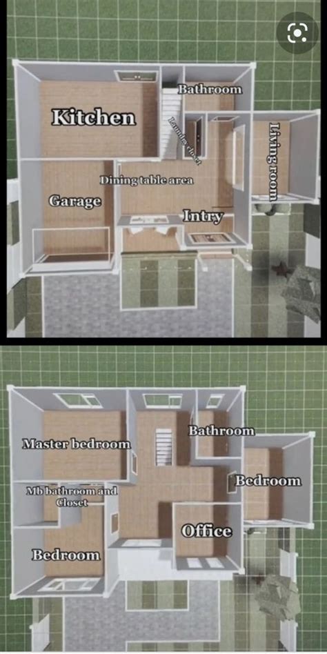 Bloxburg House Layout 2 Story Aesthetic Themelower