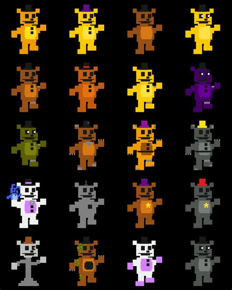 Fnaf 6 Minigame Freddy Variants By Crazycreeper529 On Deviantart