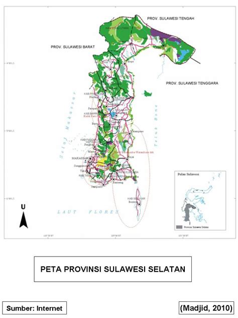 PETA DIGITAL Peta Provinsi Sulawesi Selatan 05