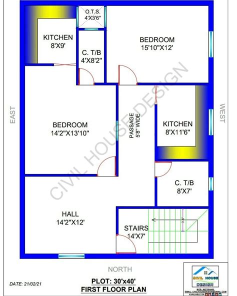 1200sq Ft House Plans 30x40 House Plans Floor Plans 1200 Sq Ft House