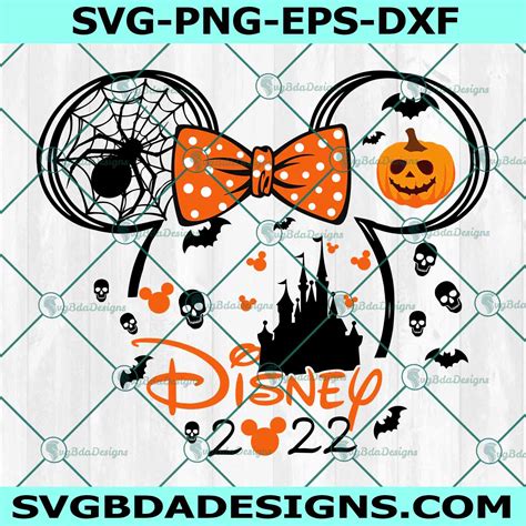 Halloween Disney Minnie 2022 Svg Disney Halloween 2022 Svg