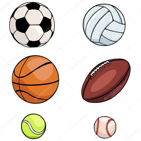 Vector Set Of Sports Balls — Stock Vector © Nikiteev 27911709