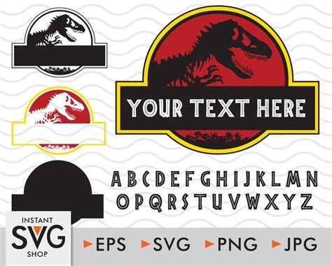 Jurassic Svg Svg Silhouette Cut File Svg File Cricut Etsy Nederland