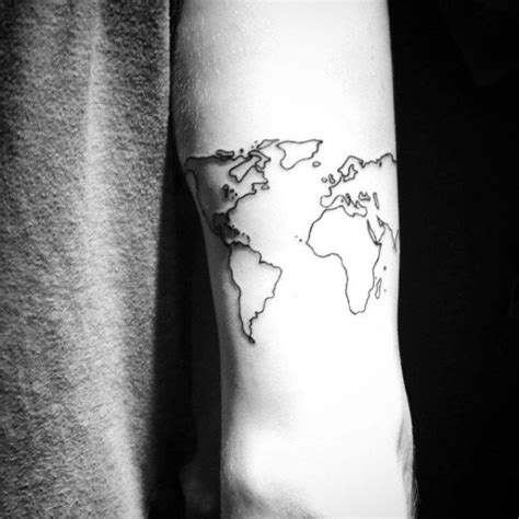 23 Amazing Map Arm Tattoos Tattoo Designs