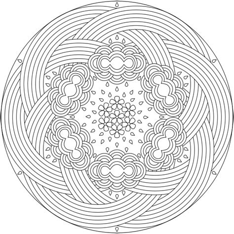 Difficult Mandala Coloring Pages Coloring Home