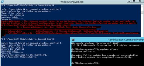 Solving The First Launch Configuration Error With Powershells Invoke