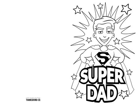 Then finish the craft by writing the. 4 free printable Father's Day cards to color - Thanksgiving.com