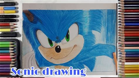 How To Drawing Sonic Hedgehog Step By Step Easy Sonic The Hedgehog