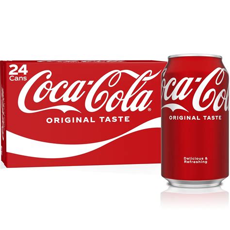 Coca Cola Original 12 Fl Oz Cans 24 Pack Grocery