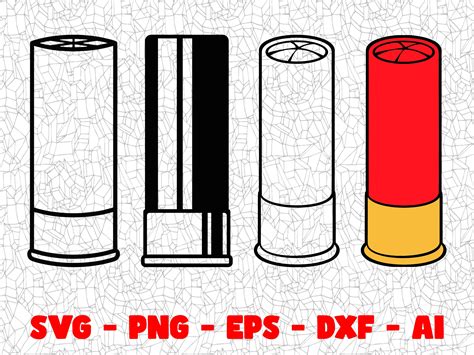 Shotgun Shell Svg Craft Files Png Design Cricut Etsy Uk