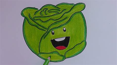 Como Dibujar Y Pintar Paso A Paso A Lechuga How To Draw And Paint