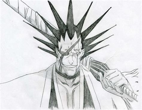 Zaraki Kenpachi By Grimmjawjack On Deviantart Bleach Anime Manga