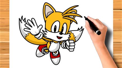 Como Desenhar O Tails Clássico Cómo Dibujar Tails Clásicas How To