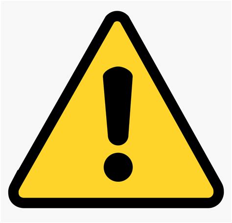 Warning Sign Clipart Hd Png Download Transparent Png Image Pngitem