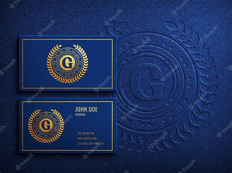 Premium Psd Modern And Luxury Business Card Mockup