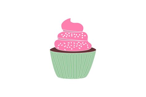 Birthday Cupcake Graphic Graphic By Vdashstudio · Creative Fabrica