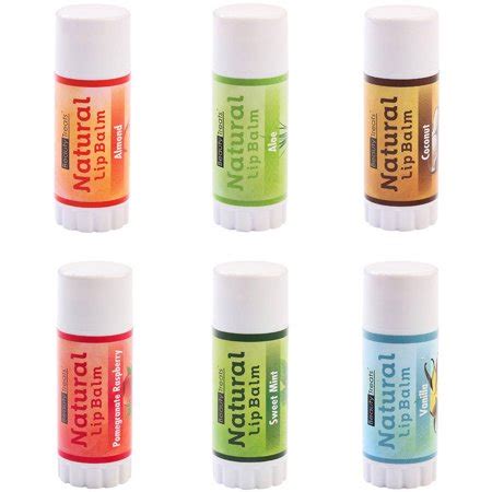 Beauty Treats Natural Lip Balm Set, 5g, 6 count - Walmart.com