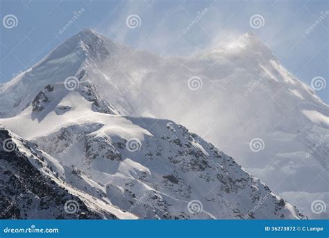 Mount Cook Aoraki Summit Stock Photo Image Of Clear 36273872