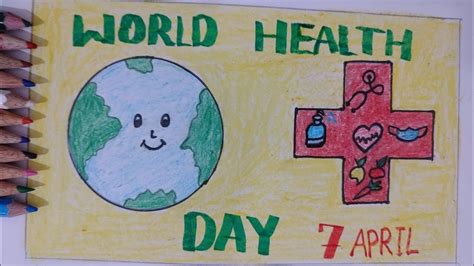 How To Draw World Health Day Drawing Step By Step World Health Day Easy