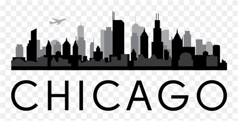 Download Chicago Skyline Outline Png Transparent Chicago Skyline