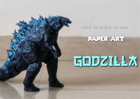 I Made Godzilla Paper Model Plz Watch ️🔥 Youtubexmoic3ygrgm