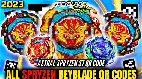 Astral Spryzen S7 Qr Code All Spryzen Qr Codes New Qr Codes Beyblade