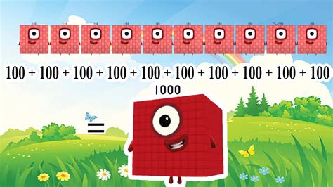 Numberblocks 1 To 1000 Fanmade Comparison Learn Counting Band 1 To 1