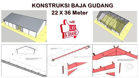 Contoh Gambar Konstruksi Baja 51 Koleksi Gambar