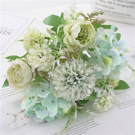 Buy products such as outgeek artificial sunflower bouquet artificial plants fake flowers home decorations, 7 flowers per bunch, 3 bunches per pack at walmart and save. Gobestart Beautiful Artificial Silk Fake Flowers Wedding ...