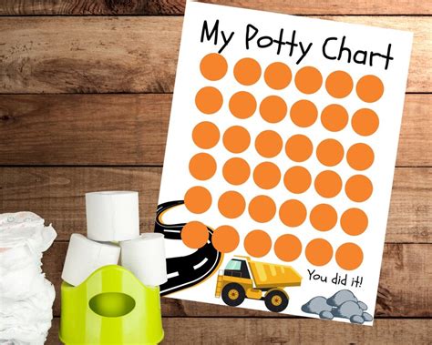 Potty Chart Trucks Potty Training Boys Reward Charts For Boys Toilet