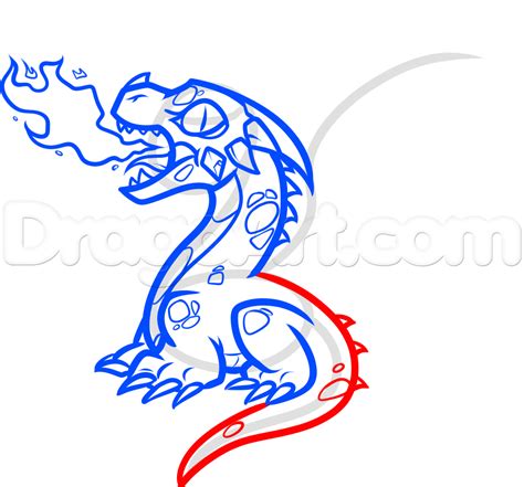 Learn how to draw easy dragons pictures using these outlines or print just for coloring. Fire Breathing Dragon Drawing at GetDrawings | Free download