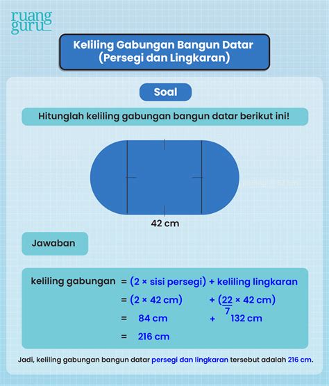 Cara Mencari Keliling Gabungan Bangun Datar Matematika Kelas 6