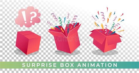 Animation Box Open Stock Illustrations 389 Animation Box Open Stock