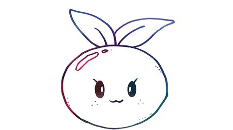 Como Dibujar Una Naranja Kawaii Paso Por Paso Dibujos Para Niños