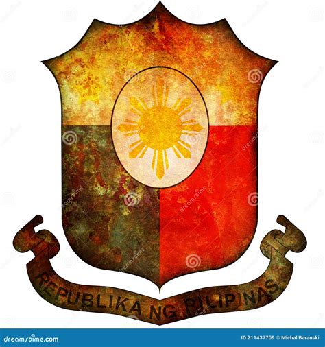 Philippines Coat Of Arms Stock Image Image Of Symbol 211437709