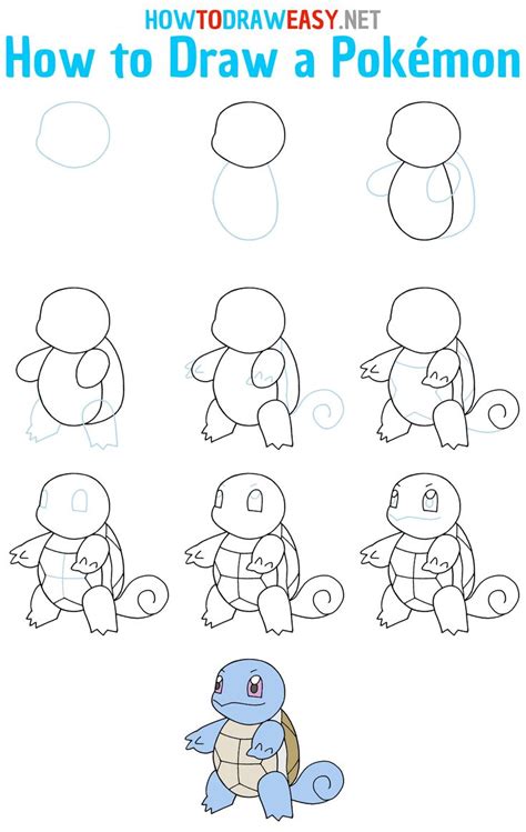 How To Draw A Pokemon Step By Step Pokemon Drawings Pokemon Sketch